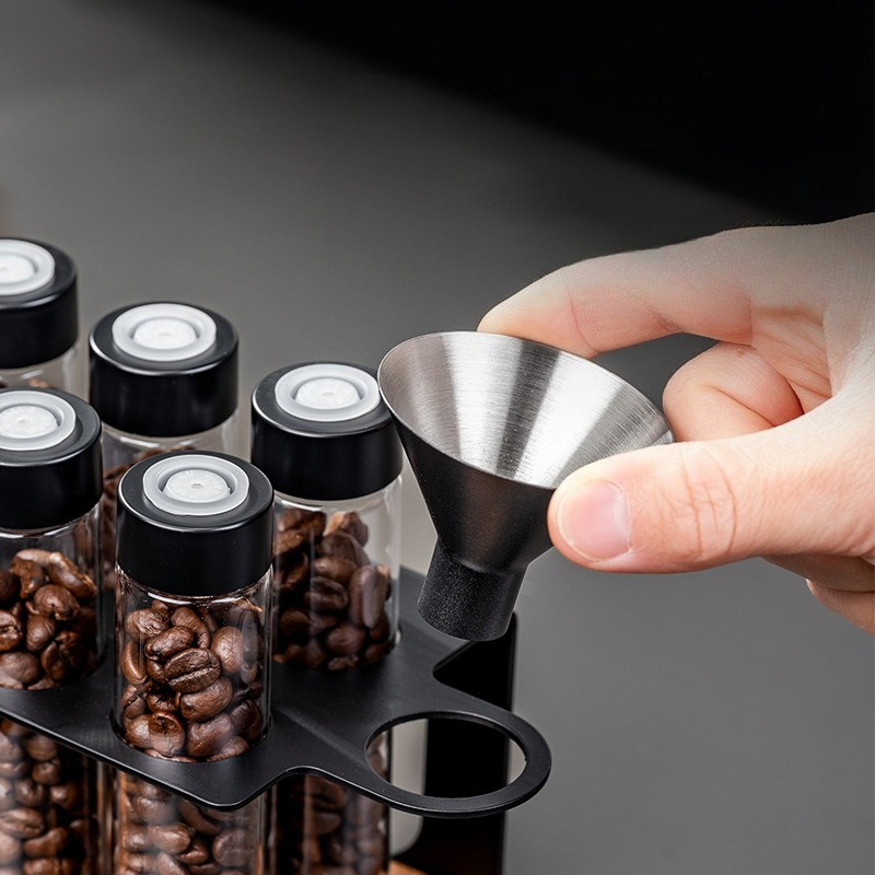 JUSTINLAU Glass Coffee Bean St - Kitchen Gadgets Organizer review and price