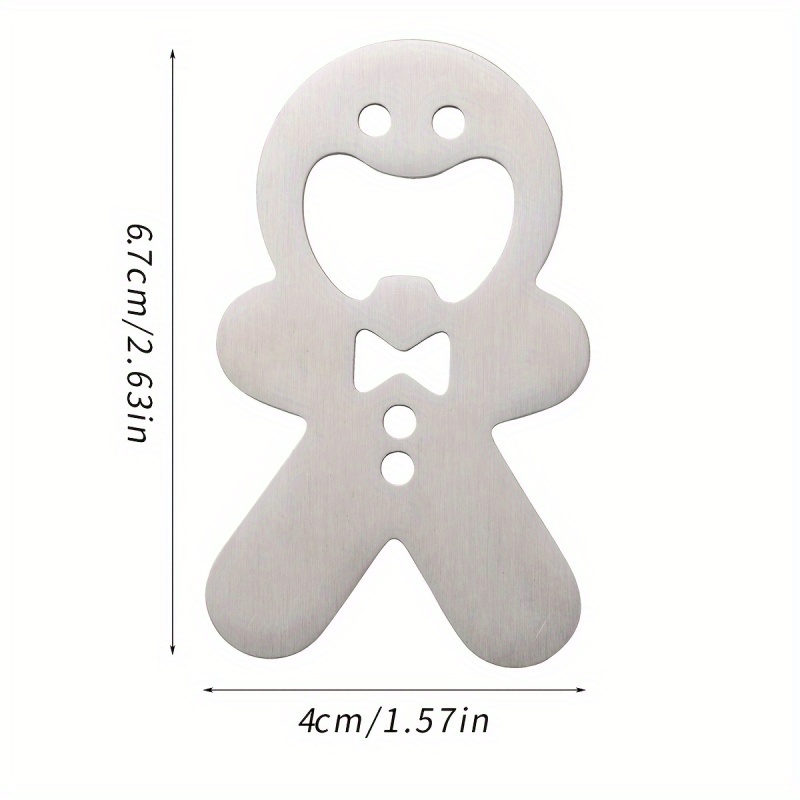 Gingerbread Man Bottle Opener  - Kitchen Gadgets For Men review and price