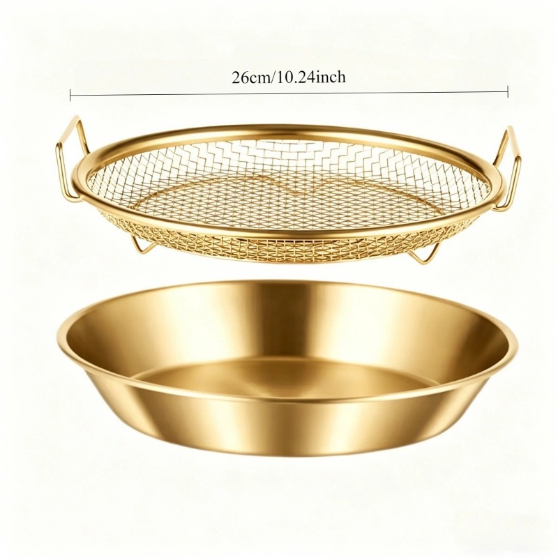 Gold Heavy Duty Deep Fryer Rac - Kitchen Gadgets Gold review and price